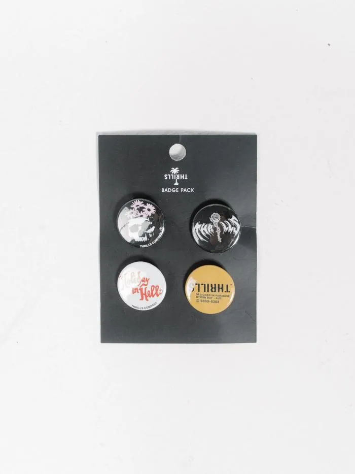 Accessories Flower Head Badge Pack Multi Thrills Other