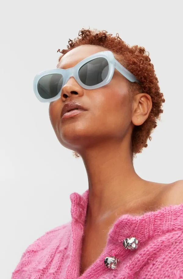 Accessories GANNI Sunglasses Oversized Butterfly Sunglasses Heather Accessories GANNI Sunglasses Oversized Butterfly Sunglasses Heather
