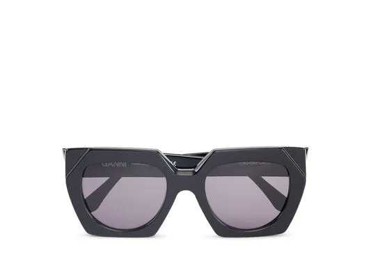 Accessories GANNI Sunglasses Oversized Sunglasses Black