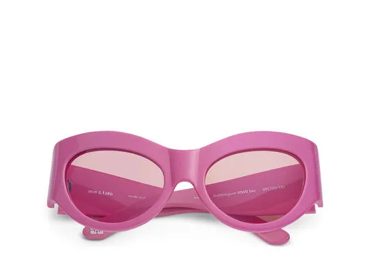 Accessories GANNI Sunglasses X ACE and TATE TRIXIE SUNGLASSES Shocking Pink