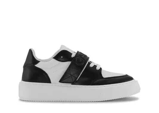 AccessoriesShoes GANNI Trainers BlackWhite Sporty Mix Low Top Sneakers Blackwhite Vintage