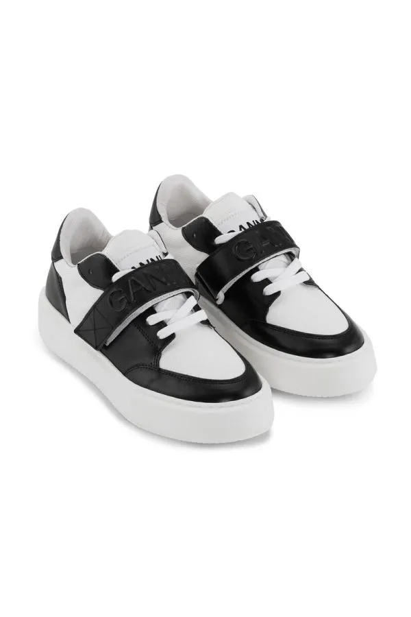 AccessoriesShoes GANNI Trainers BlackWhite Sporty Mix Low Top Sneakers Blackwhite Vintage AccessoriesShoes GANNI Trainers BlackWhite Sporty Mix Low Top Sneakers Blackwhite Vintage