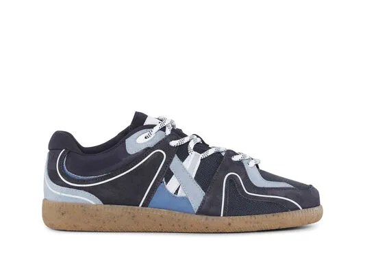 AccessoriesShoes GANNI Trainers Blue Sporty Mix Retro Sneakers Sky Captain