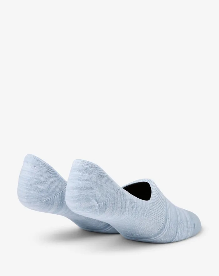 Accessories Socks TravisMathew BAY CRUISE NO SHOW SOCK Heather Dusty Blue