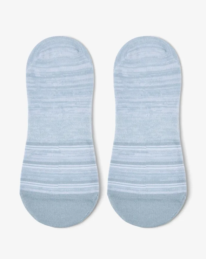 Accessories Socks TravisMathew BAY CRUISE NO SHOW SOCK Heather Dusty Blue