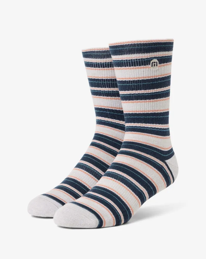 Accessories Socks TravisMathew TICKET COUNTER CREW SOCK Heather Grey