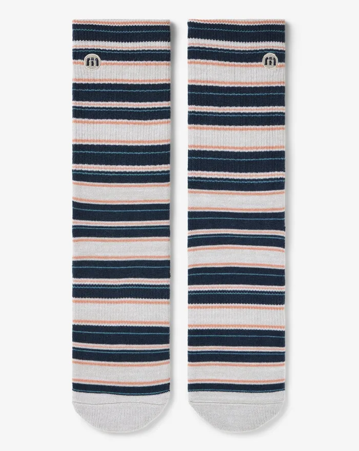 Accessories Socks TravisMathew TICKET COUNTER CREW SOCK Heather Grey