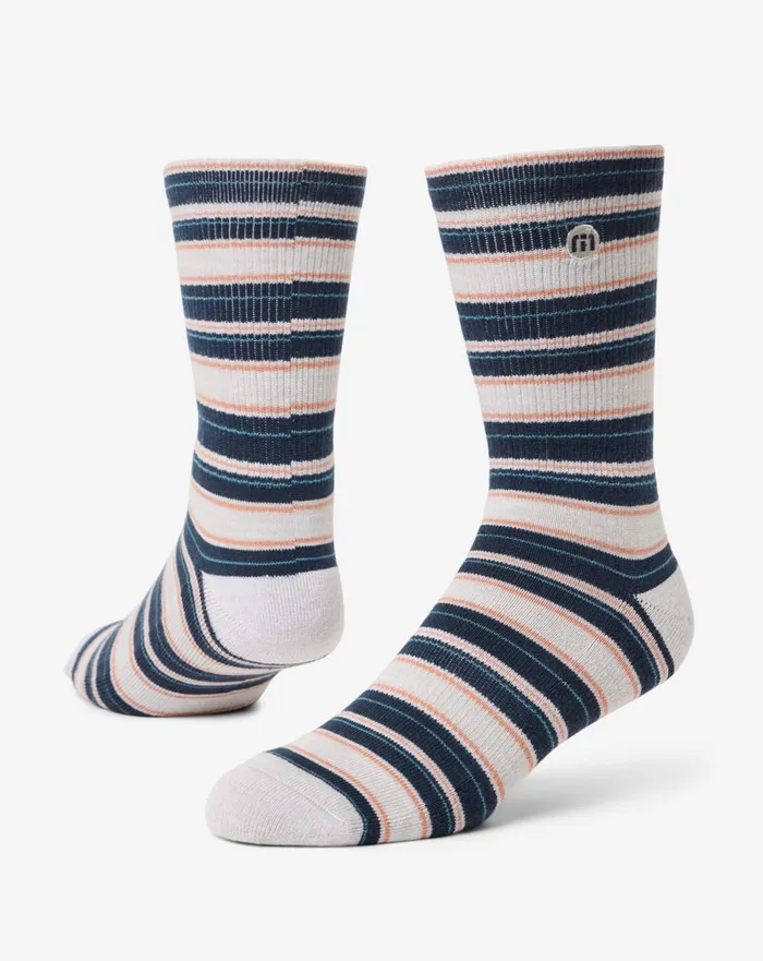 Accessories Socks TravisMathew TICKET COUNTER CREW SOCK Heather Grey
