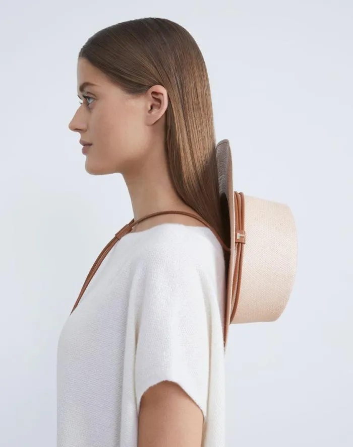 Accessories Straw Bolero Hat Black Multi Lafayette 148 New York Hats