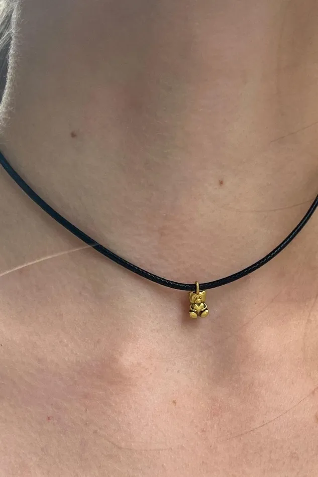 Accessories Teddy Bear Rope Choker Brandy Melville JEWELRY