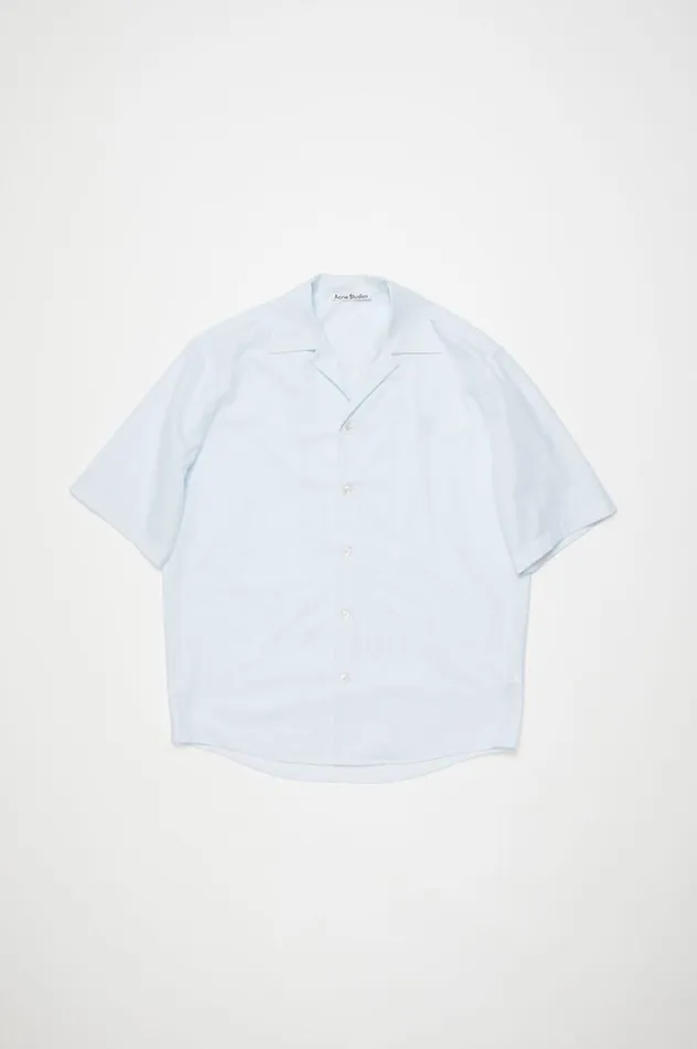 Acne Studios Buttonup Shirt Light Blue Men Shirts