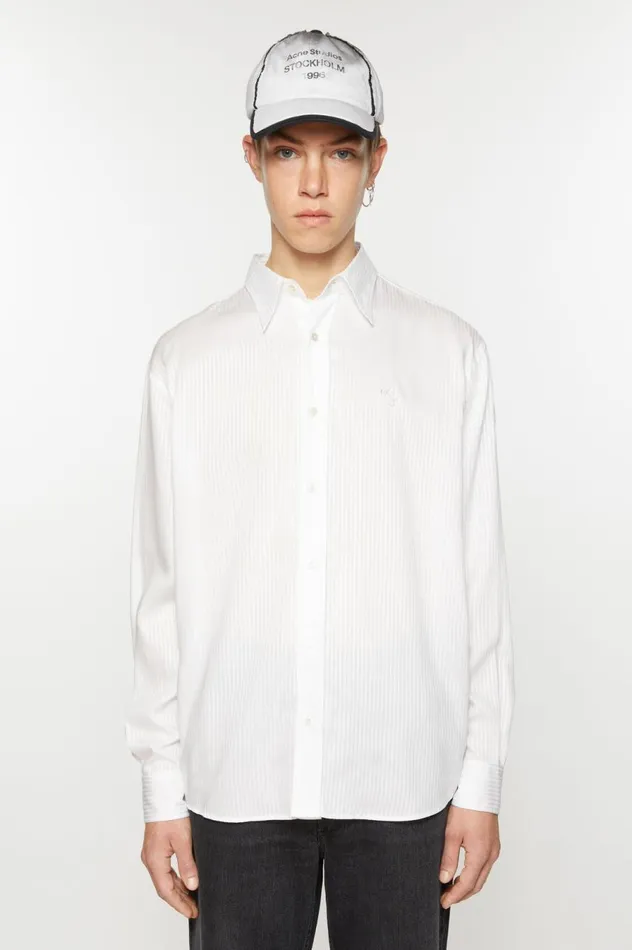 Acne Studios Buttonup Shirt White Men Shirts