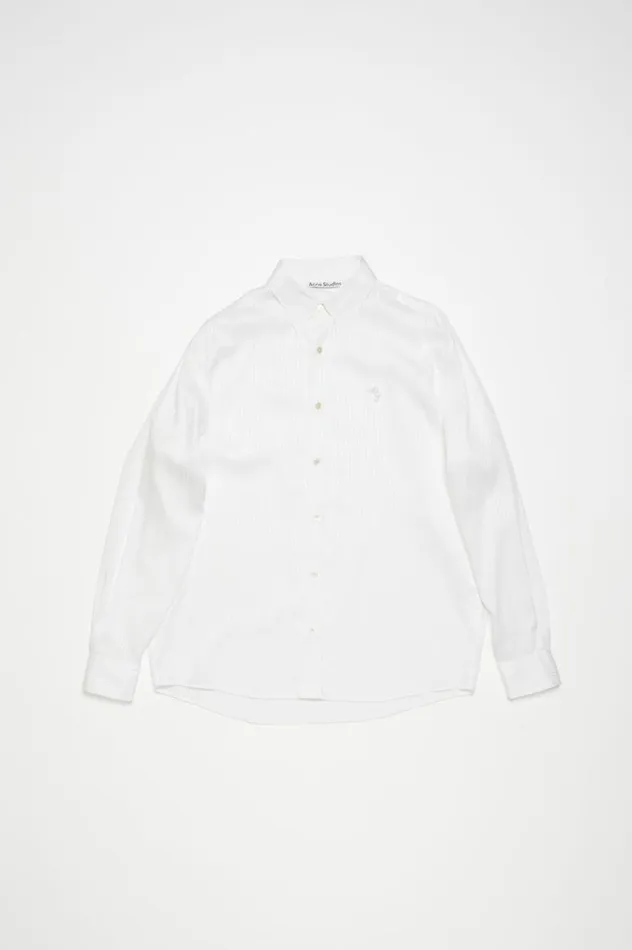 Acne Studios Buttonup Shirt White Men Shirts