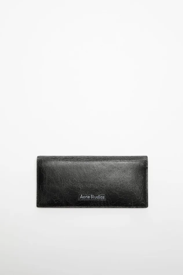 Acne Studios Continental Wallet Black Men Small Leather Goods