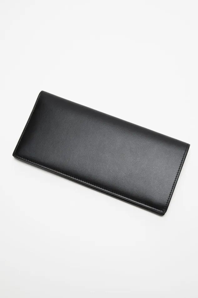 Acne Studios Continental Wallet Pinkblack Men Small Leather Goods
