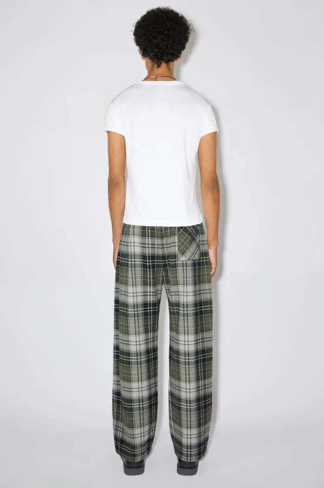 Acne Studios Crew Neck Tshirt 8211 Fitted Fit Optic White Men Tshirts