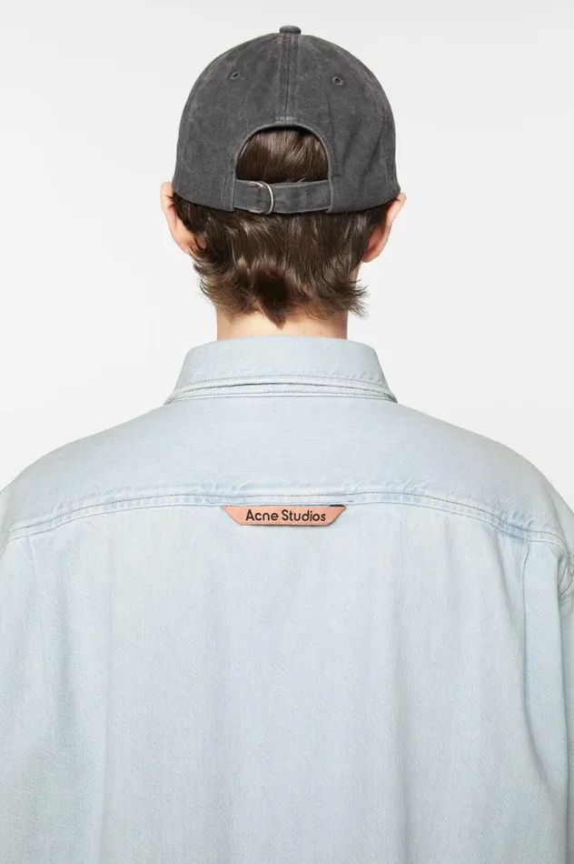 Acne Studios Denim Buttonup Shirt 8211 Relaxed Fit Indigo Blue Women Shirts and Blouses