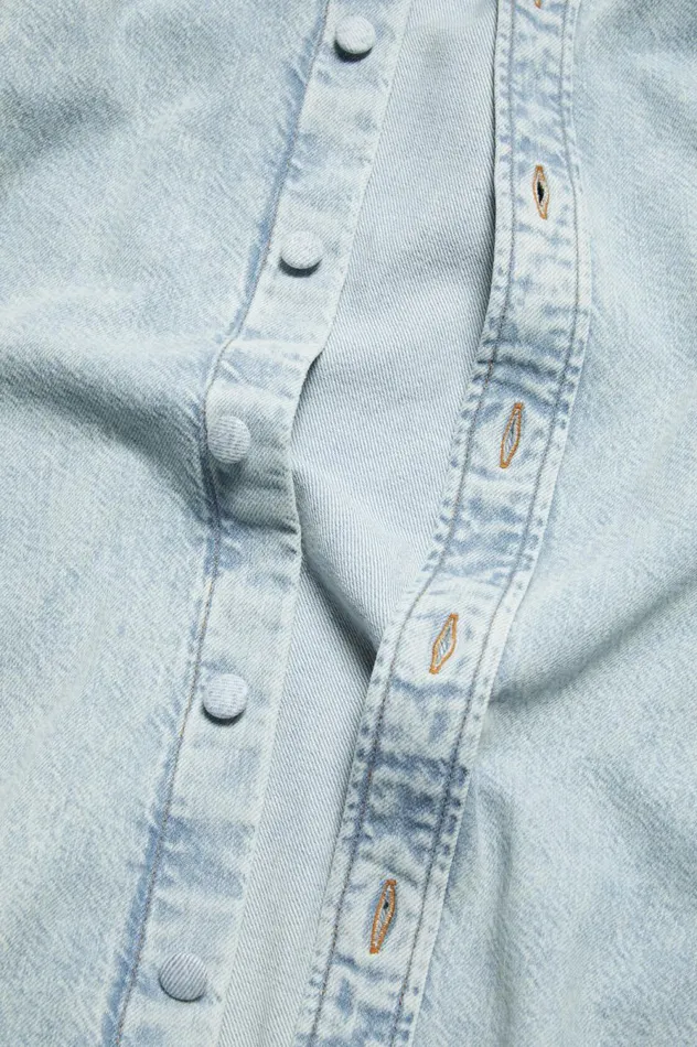 Acne Studios Denim Buttonup Shirt 8211 Relaxed Fit Indigo Blue Women Shirts and Blouses