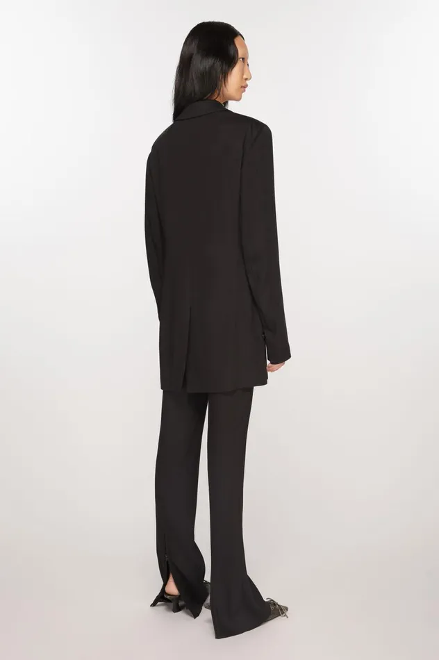 Acne Studios Fitted Suit Jacket Black Women Outerwear