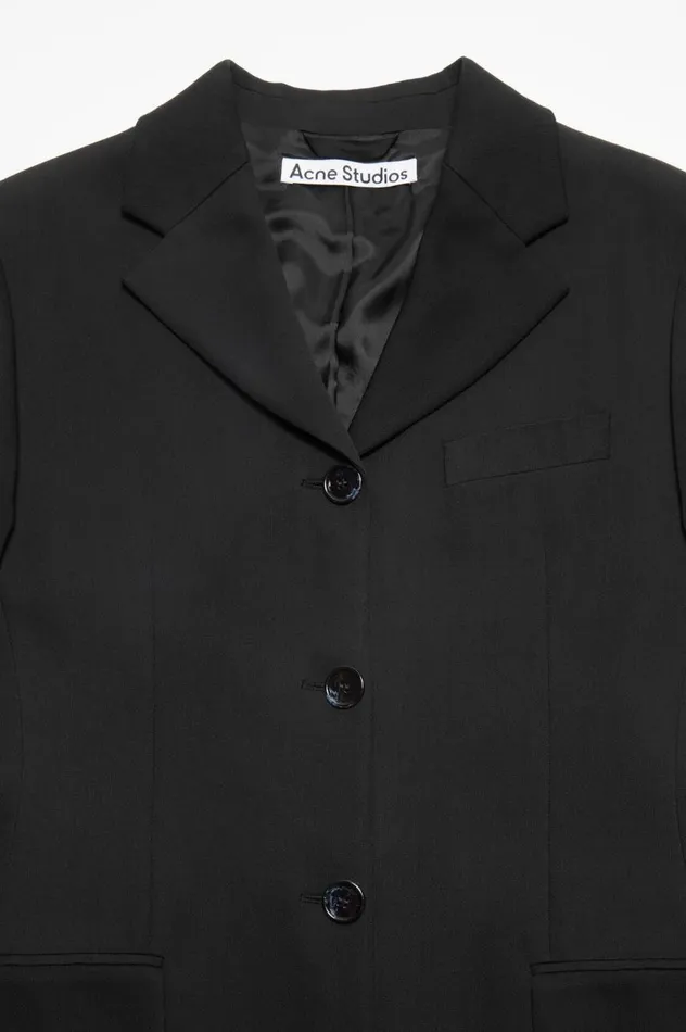 Acne Studios Fitted Suit Jacket Black Women Outerwear