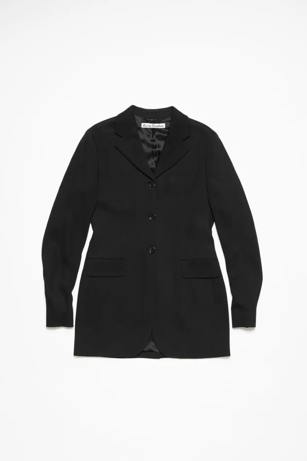 Acne Studios Fitted Suit Jacket Black Women Outerwear