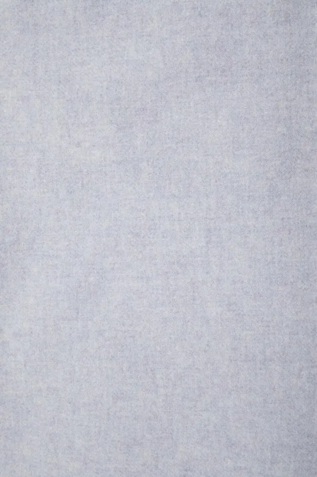 Acne Studios Fringe Wool Scarf 8211 Oversized Powder Blue Meacutelange Men Scarves