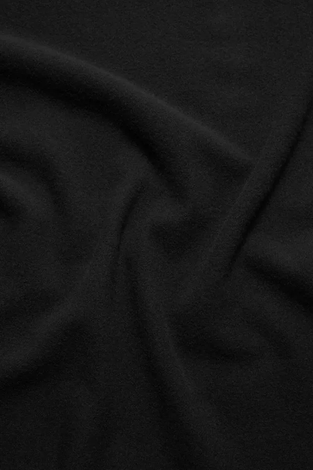 Acne Studios Fringe Wool Scarf Narrow Black Men Scarves