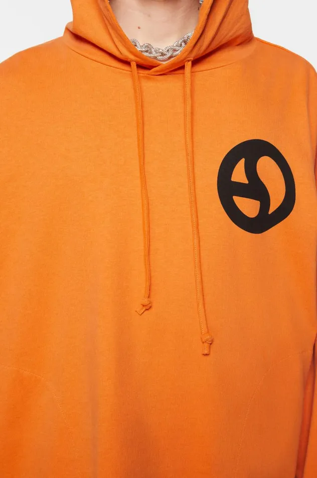 Acne Studios Hooded Sweater Sharp Orange Men Sweatshirts