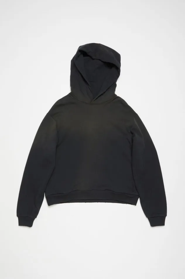 Acne Studios Logo Hooded Sweater Black Men Sweatshirts
