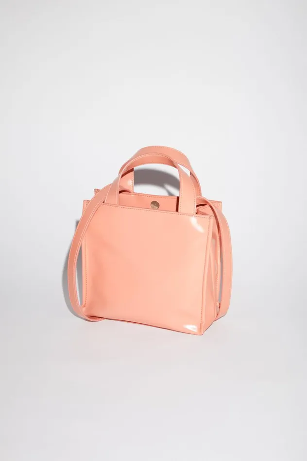 Acne Studios Logo Mini Shoulder Tote Bag Salmon Pink Men Bags