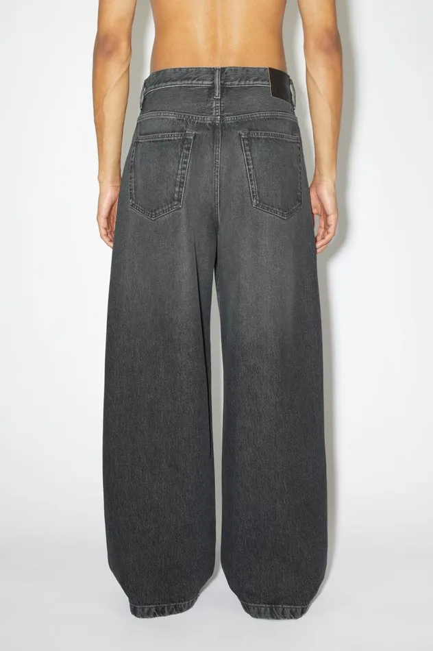 Acne Studios Loose Fit Jeans 8211 1989 Black Men Jeans
