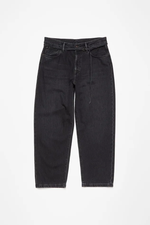 Acne Studios Loose Fit Jeans 8211 1991 Toj Black Women Jeans