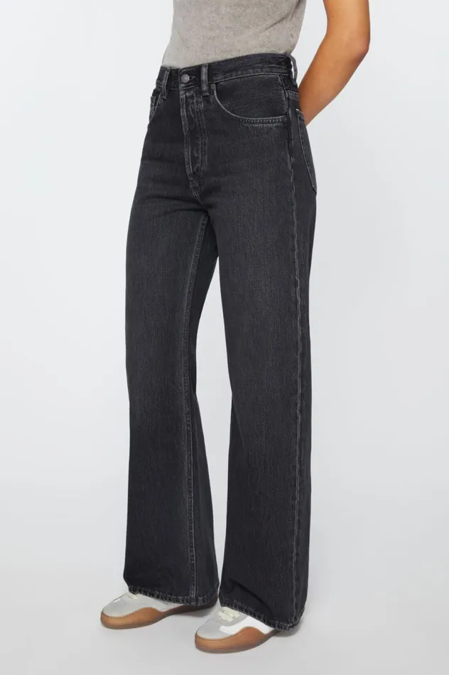 Acne Studios Loose Fit Jeans 8211 2021F Black Women Jeans