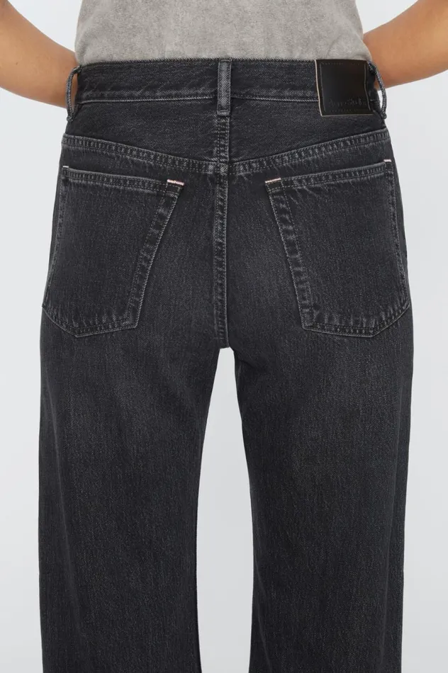 Acne Studios Loose Fit Jeans 8211 2021F Black Women Jeans