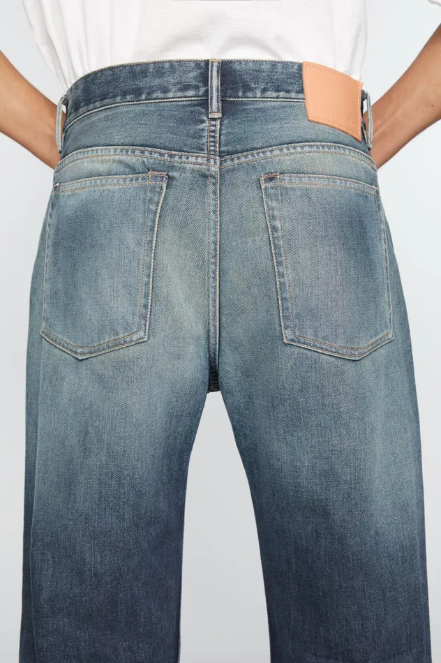 Acne Studios Loose Fit Jeans 8211 2021M Mid Blue Men Jeans