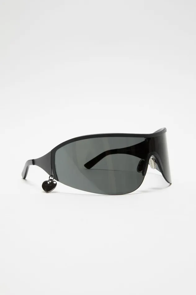 Acne Studios Metal Frame Sunglasses Blackblack Women Eyewear