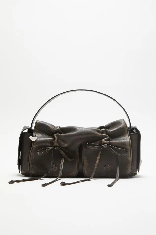 Acne Studios Multipocket Bag Dark Brownbeige Women Bags