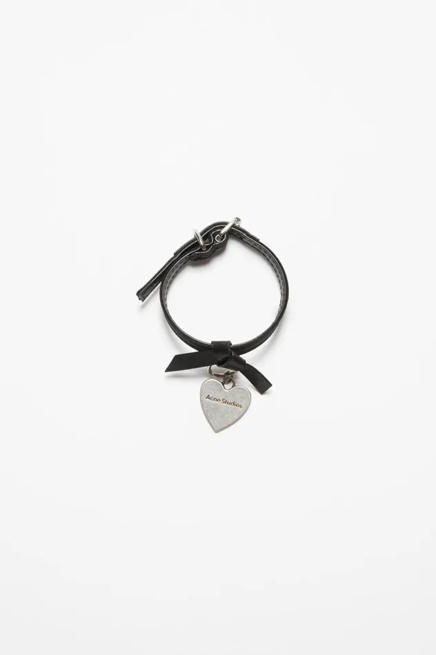 Acne Studios Musubi Charm Bracelet Black Women Jewellery