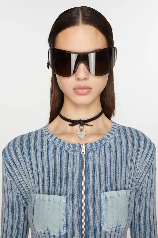 Acne Studios Musubi Charm Necklace Black Men Jewellery