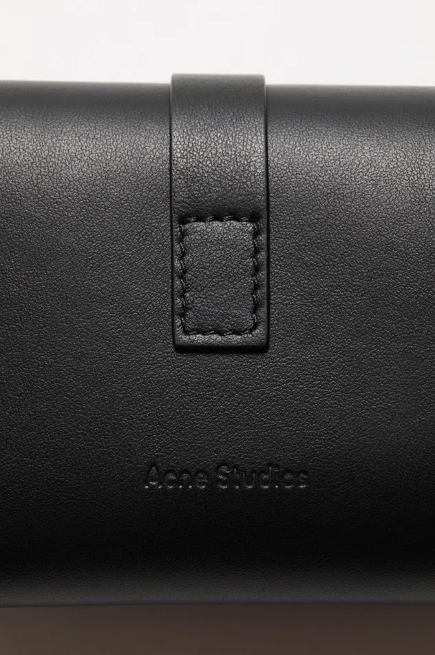 Acne Studios Musubi Folded Wallet Black Women Bags