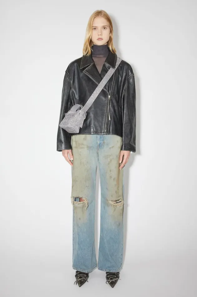 Acne Studios Musubi Micro Shoulder Bag Grey Men Bags