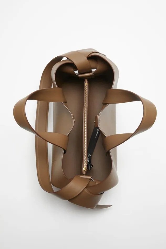 Acne Studios Musubi Midi Tote Camel Brown Women Bags