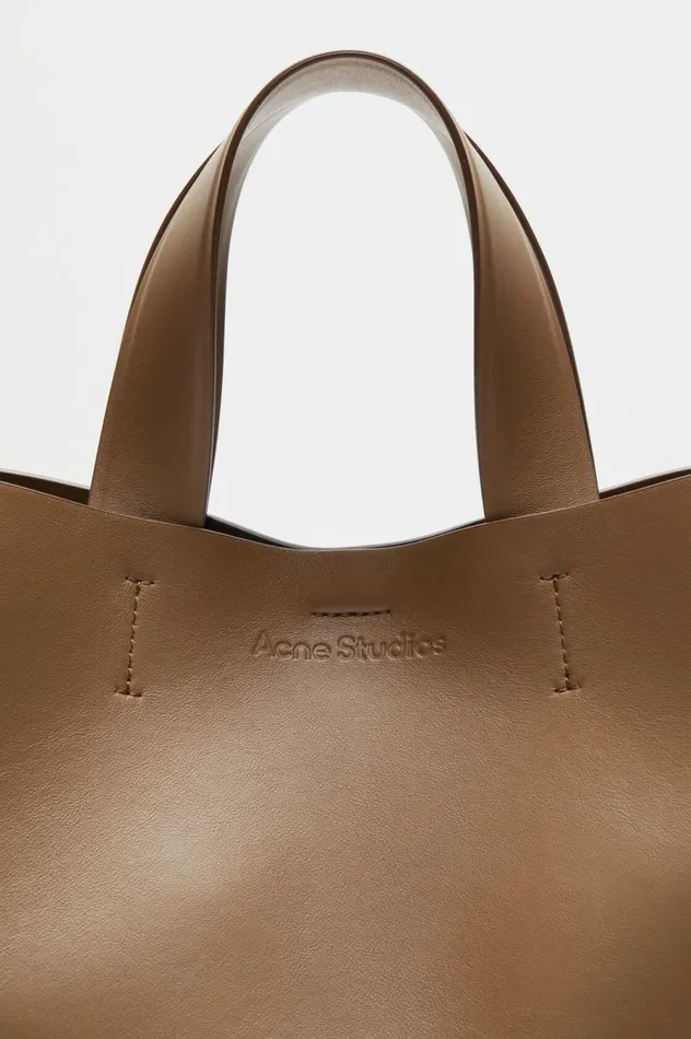 Acne Studios Musubi Midi Tote Camel Brown Women Bags
