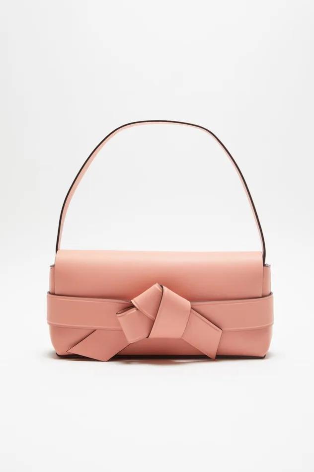 Acne Studios Musubi Shoulder Bag Salmon Pink Women Bags