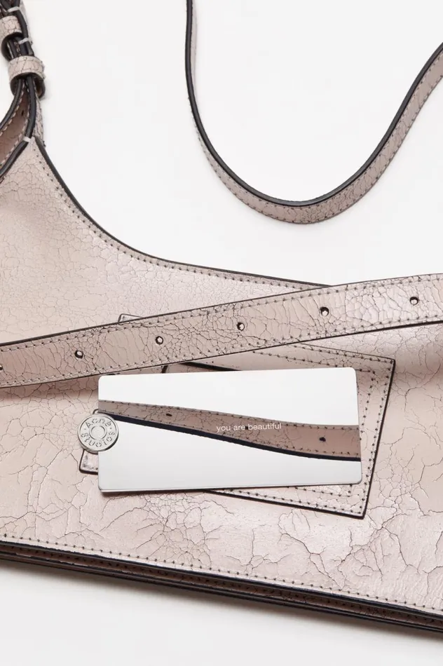 Acne Studios Platt Mini Shoulder Bag Pastel Pink Women Bags