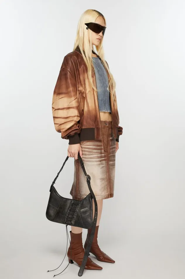 Acne Studios Platt Shoulder Bag Black Men Bags