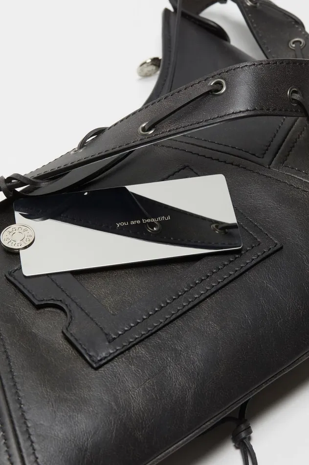 Acne Studios Platt Shoulder Bag Black Men Bags