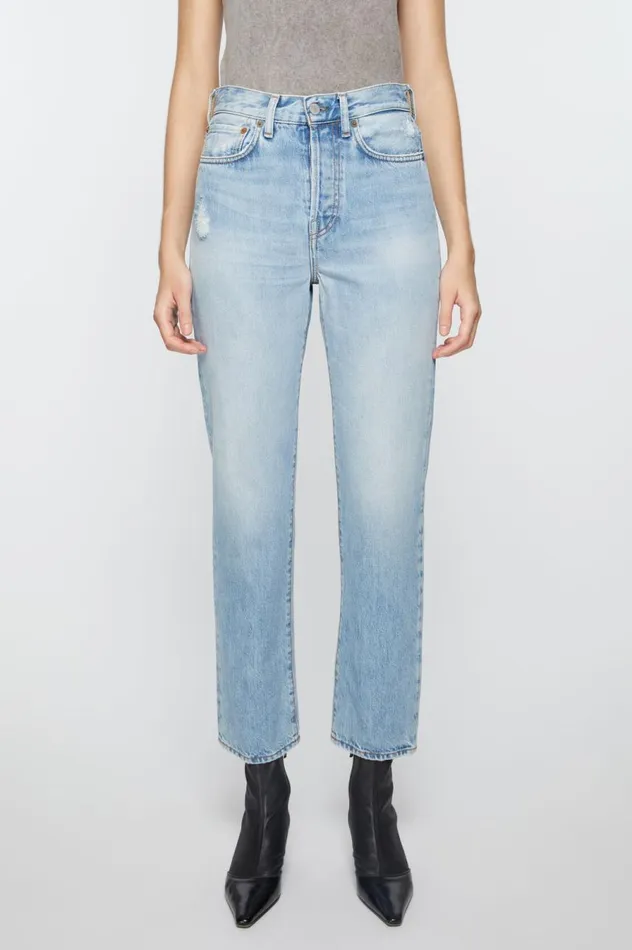 Acne Studios Regular Fit Jeans 8211 Mece Light Blue Women Jeans
