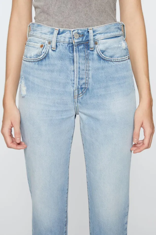 Acne Studios Regular Fit Jeans 8211 Mece Light Blue Women Jeans