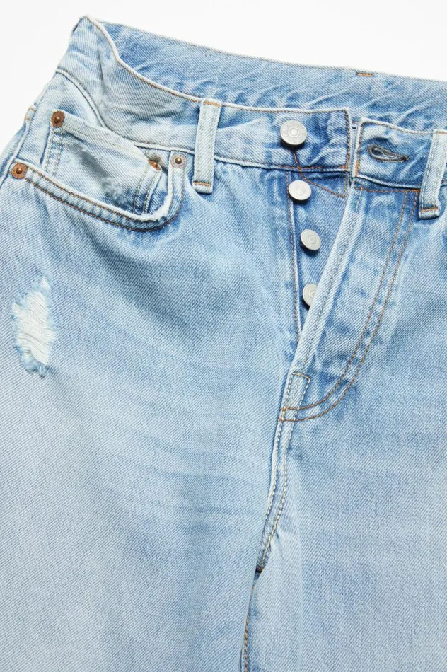 Acne Studios Regular Fit Jeans 8211 Mece Light Blue Women Jeans